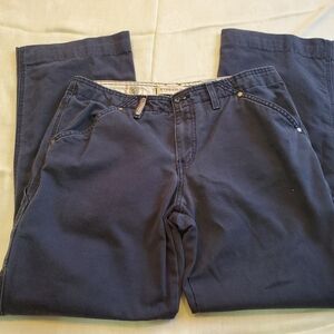 Hydraulic Dark Blue Straight Leg Pants